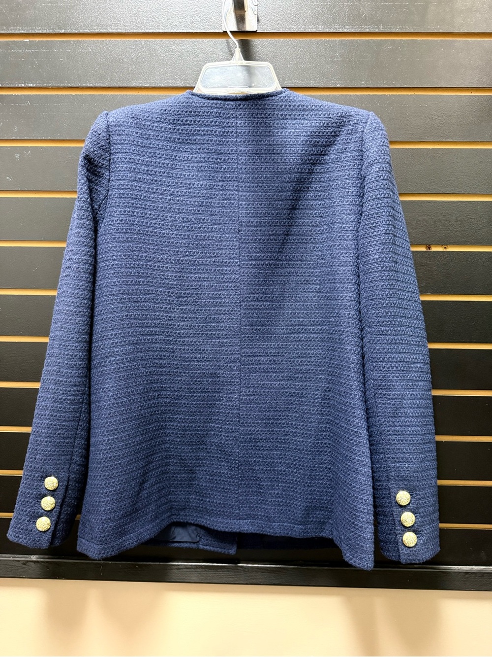 Pomander Place Tuckernuck Jennings Navy Tweed Jacket S - Picture 4 of 4